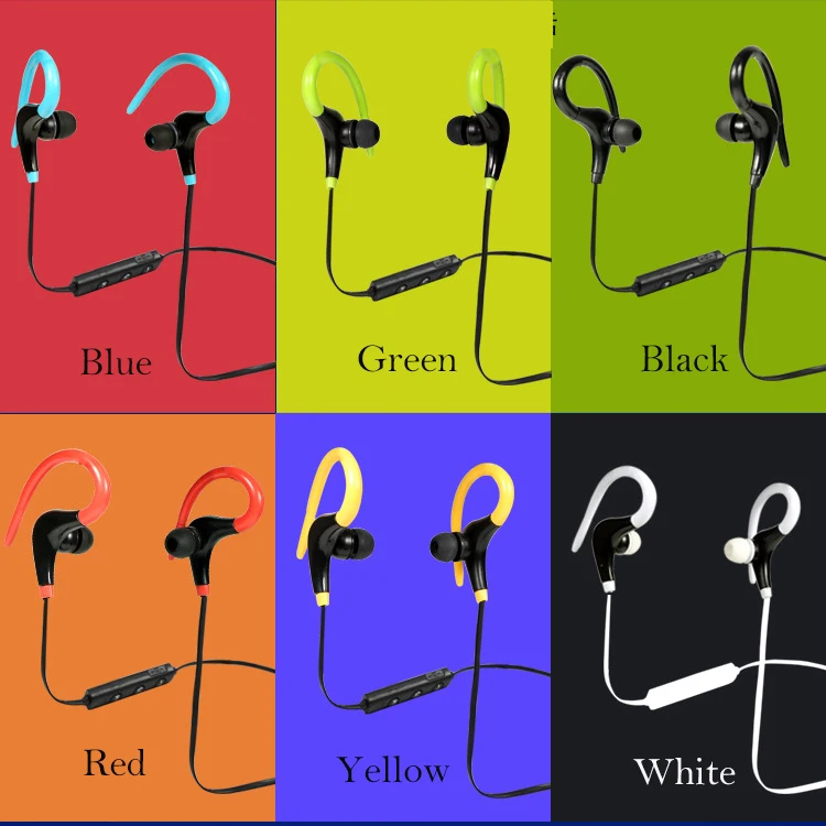 Для iphone беспроводной Bluetooth висячий Тип модные новые спортивные наушники 6 цветов