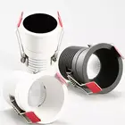 Приглушаемые встроенные антибликосветодиодный COB светодиодные светильники 5 Вт7 Вт10 Вт12 Вт, светодиодные потолочные светильники 85  265 в