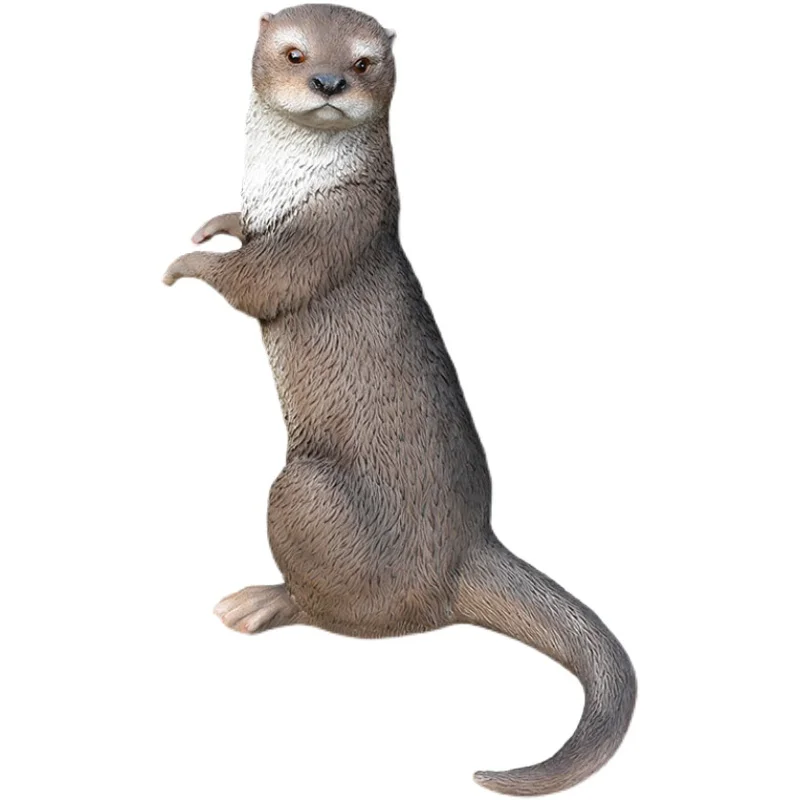 Домашний декор статуя двора животных Выдра наружное украшение для сада