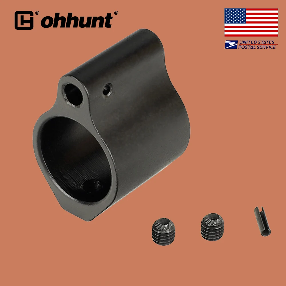 Тактический микрогазовый блок ohhunt 750 низкопрофильный Установочный винт из