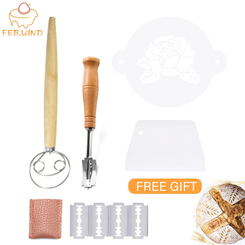 Набор инструментов для приготовления хлеба 3 шт. включает нож нарезки датский