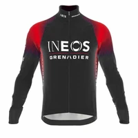 2022 new mens spring and autumn long sleeve cycling jersey bike top no fleece black