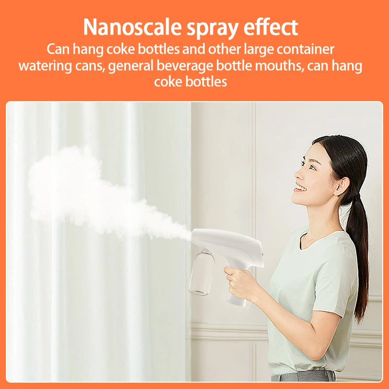 Аккумуляторный электростатический дезинфекционный пистолет портативный