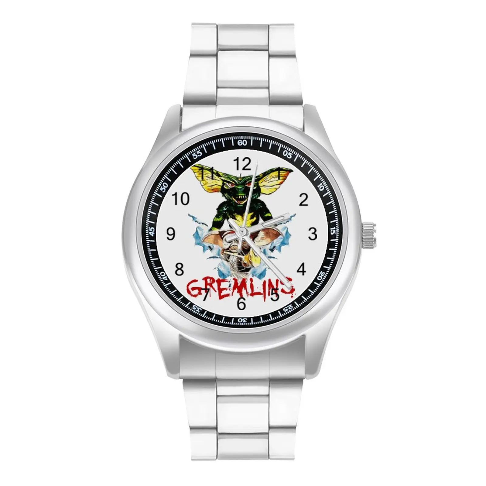 

Кварцевые часы Gizmo Gremlin, простые наручные часы из нержавеющей стали, женские наручные часы для улицы