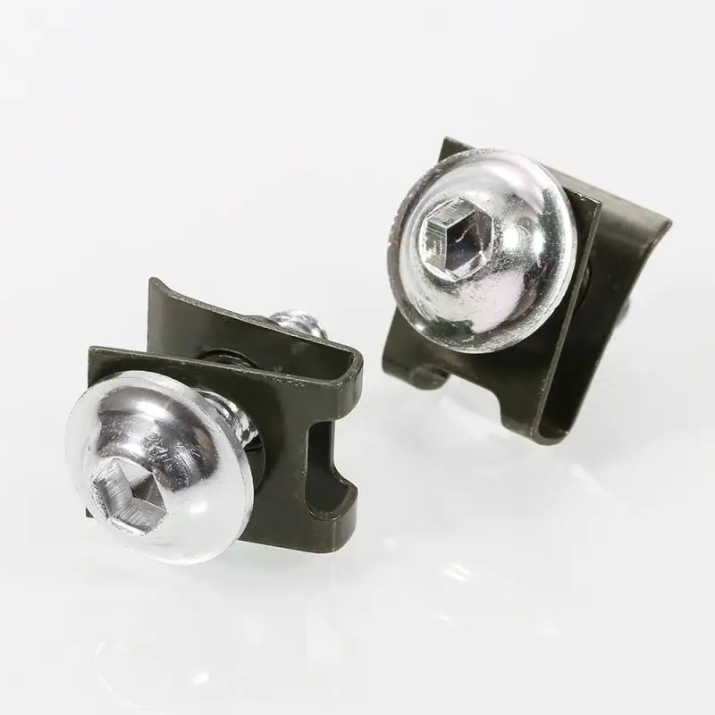 

10pcs Nuts M6 Fairing Bolts Spire Fastener Clips Screw Spring Nuts Accessories For Motorcycle Auto Replacement Parts