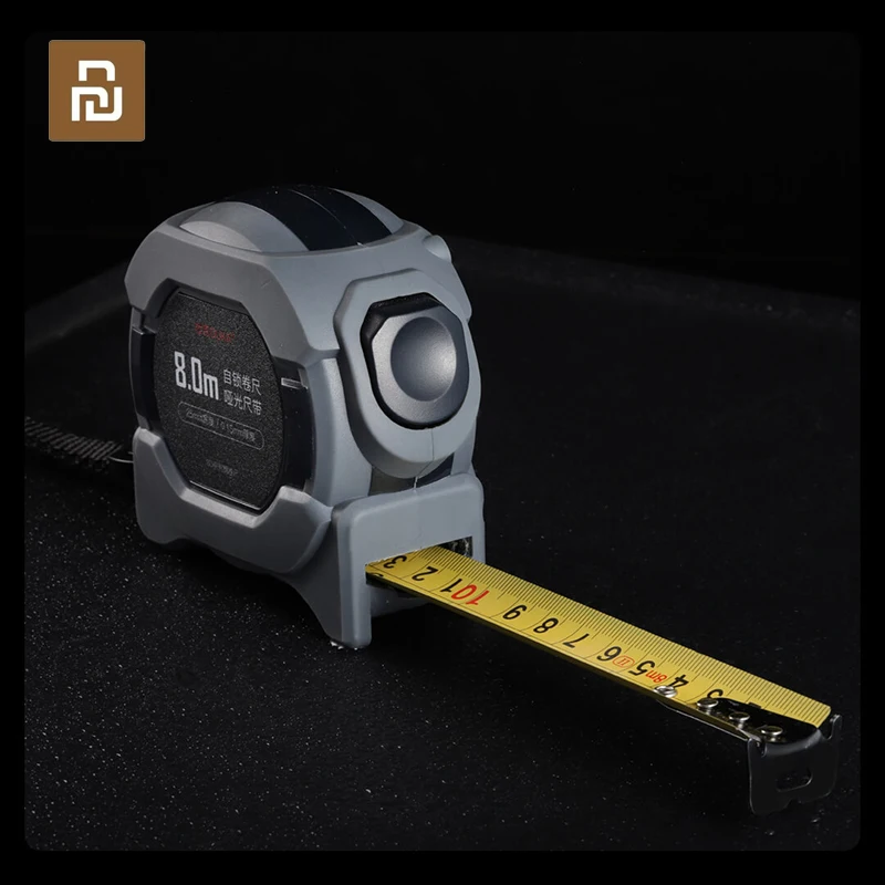

Youpin DUKA SD 8m Precision Steel Tape Measure Frosted Retractable Ruler ABS Coated Steel Tape Measure Portable Measuring Tool