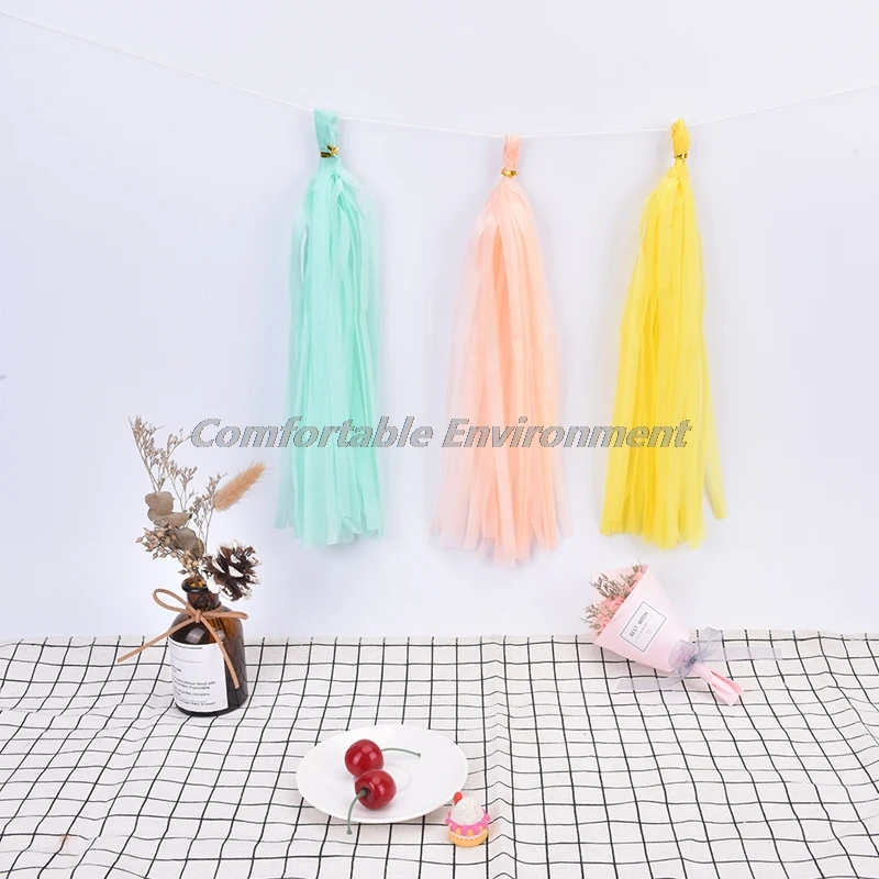 

5 шт Пастель ткани Бумага с витым орнаментом из венков Радуга Макарон Пастель Цвет вечерние Декор