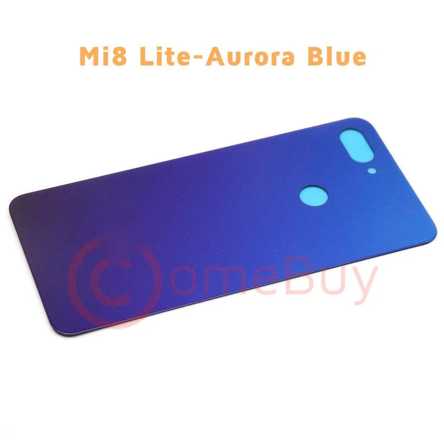 Крышка батарейного отсека для Xiaomi Mi 8 заднее стекло Mi8 Pro задний стеклянный корпус