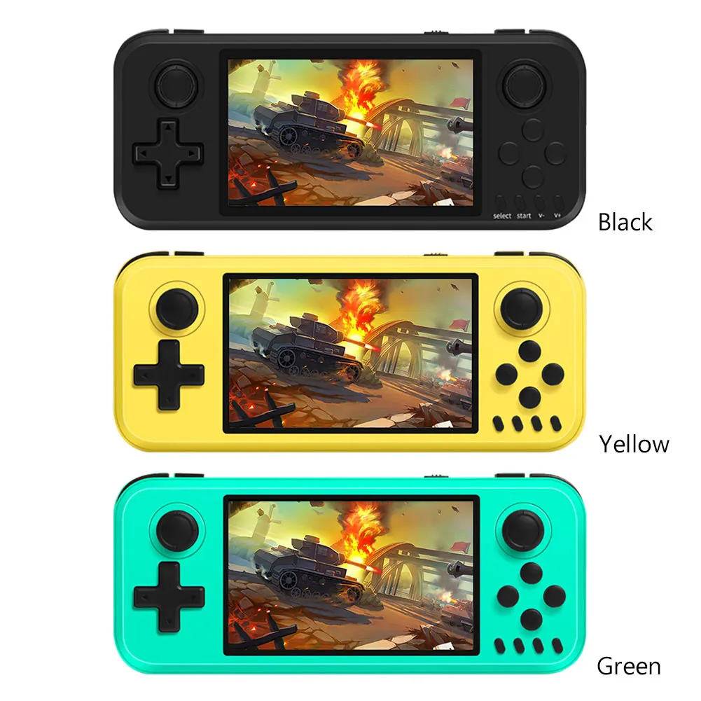 

PS4000 Handheld Game Player 4inch IPS Screen Gaming Control Retro TV Video FC Game Console Support 4Players For Children's Gifts