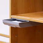 Самоклеящаяся подставка для карандашей, настольный столик, ящик для хранения, органайзер, подставка под стол, самоклеящаяся Подставка под ящик, коробка для хранения