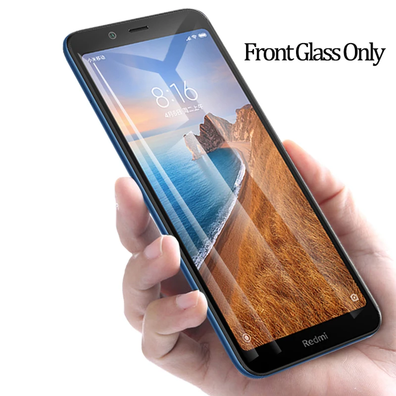 Front Glass Only Стекло редми 7а 3-в-1 для задней панели+ Камера стекло для линзы пленка сяоми редми ноут 7 защитное стекло xiaomi redmi 7a note 7 Экран Защитная пленка для redmi 7a пленка для передней панели стекло ксиоми редми нот 7 - Цвет: Front Glass Only