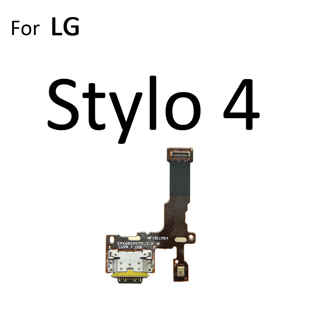 

USB Charging Charger Dock Port Board With Microphone Mic Flex Cable For LG Stylo 6 5 4