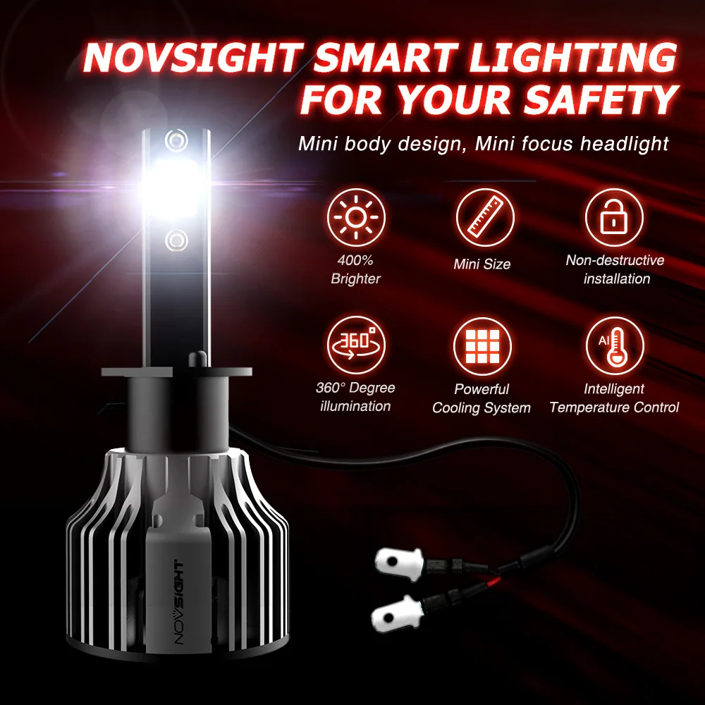 

1pair Super Bright 72W 10000lm 6000K White Led Headlight Bulbs 9005 LED Car Lights Auto Headlamps N39 D40