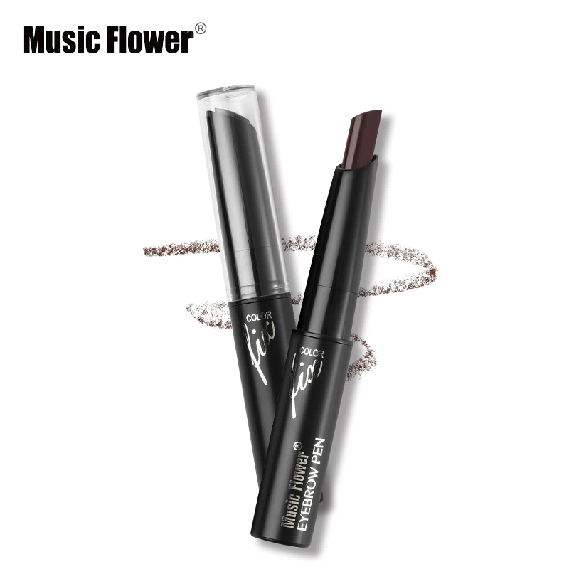 Косметика для макияжа глаз от бренда Music Flower 4 цвета шелковая ручка бровей