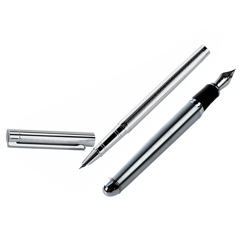 JinHao X750 новая классическая Серебряная CT авторучка и 126 Исполнительный Полный