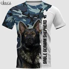 Новинка, популярная мужская футболка CLOOCL с 3D рисунком соболиной немецкой овчарки, Летние повседневные топы с коротким рукавом в стиле Харадзюку, унисекс, Прямая поставка
