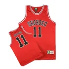 Костюм аниме Slam Dunk Shohoku Rukawa 11 #, баскетбольная форма, жилет, майка, рубашка без рукавов, дышащий 3 заказа