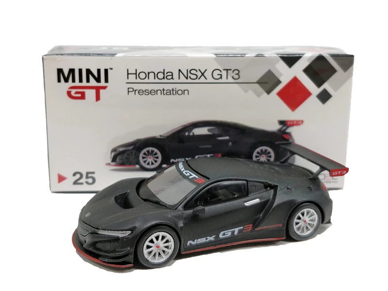 Мини GT 1:64 H Onda NSX GT3 презентация для леворульных автомобилей сплав игрушечный