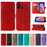 Embossed Leathear Flip Phone Case for Infinix 2021 X612 Hot X682 10S 10T Play Note Pro Zero X687 Wallet Cover