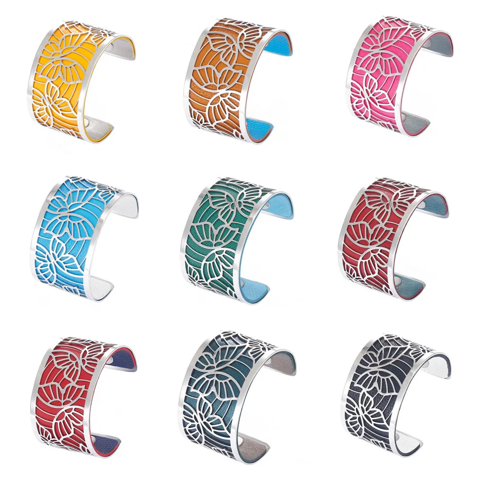 Cremo браслеты с бабочками из нержавеющей стали серебряные женские манжеты сменные