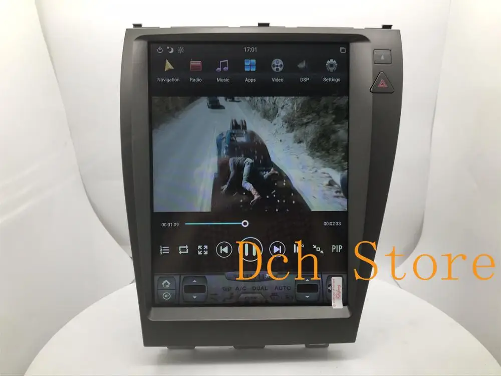 Автомобильный DVD GPS навигатор 12 1 дюйма в стиле tesla Android 9 0 для lexus ES ES240 ES350 2006 2012