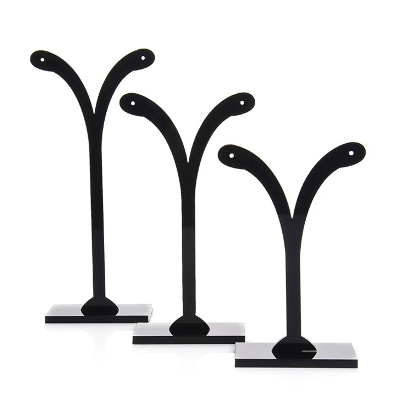 

Acrylic Three-Piece Earring Stand Earring Display Stand Jewelry Stand Jewelry Stand Creative Props