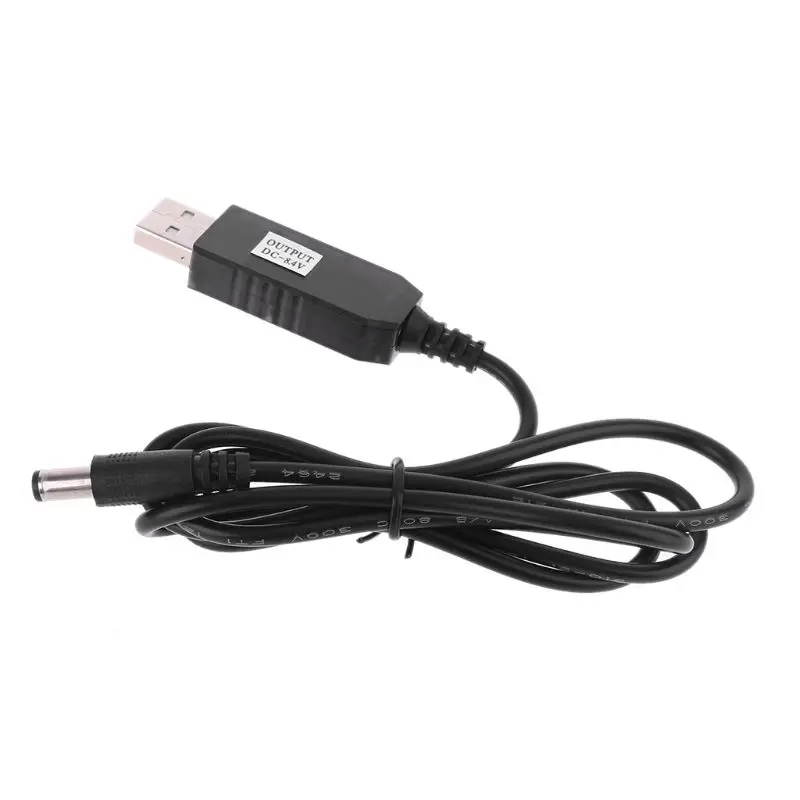 

USB to 4.2V 8.4V 12.6V 5.5x2.1mm Charge Line Converter Cable for 18650 Battery