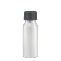 50ml empty aluminum bottles sliver metal bottle with blackwhite child resistant capssafety lid