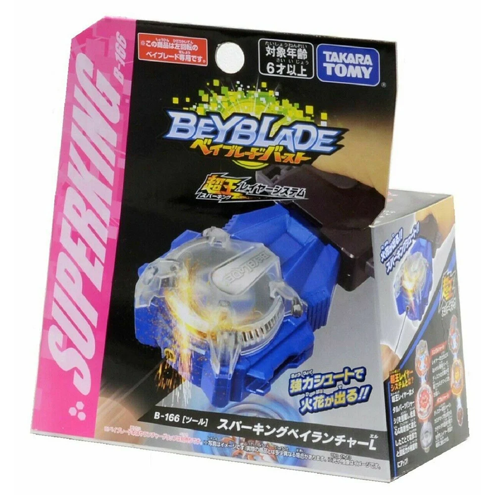 Takara Tomy Beyblade Burst Super King B-166 синие искры Бей запуска L строка модельное блестящее
