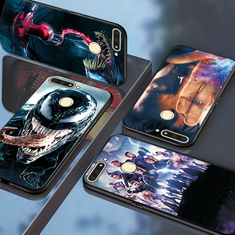 Чехол для huawei Honor 7A, черный чехол из ТПУ, чехол s для huawei Honor 7A, 7 S, Marvel Hero, huawei Y5, Y6 Prime,, Honor 7C, Россия, 5,7