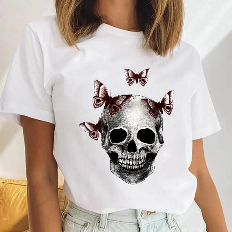 

Women Butterfly Love Cute New Ladies 90s Watercolor Casual Female Clothes Tops Print Ladies Tees Tshirt Cartoon Graphic T-Shirt