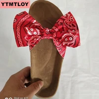 best selling slippers women slippers summer bow summer sandals slippers indoor and outdoor flat bottom flip flops beach shoes