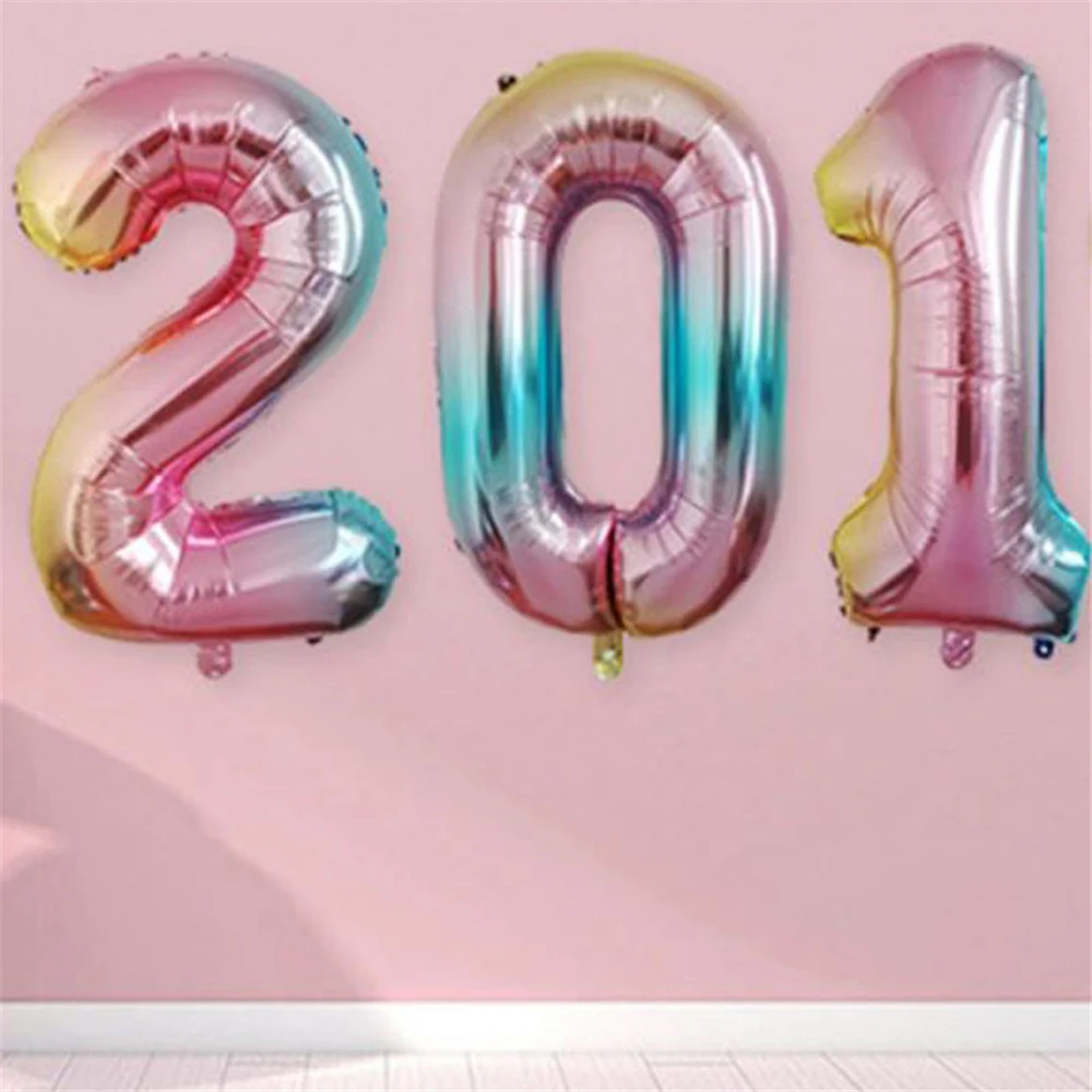 Количество воздушных шаров гигантский фольгированный воздушный шар цифровой