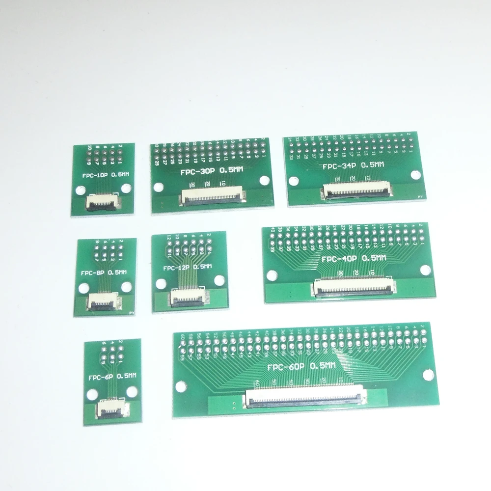 1 шт. FFC / FPC плата адаптера 0 5 мм до 2 54 спаянный разъем 6/12/24/40/50/60P | Обустройство дома