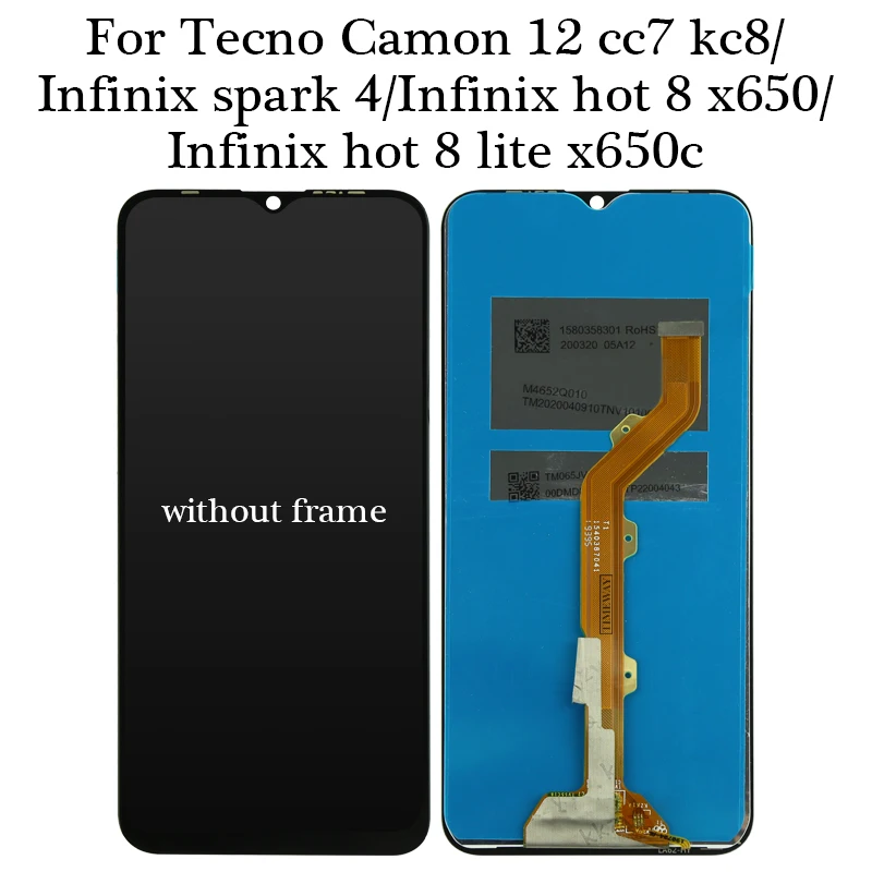 10 шт. для Tecno Camon 12 CC7 KC8/Infinix spark 4 /Infinix hot 8 X650/HOT lite x650c кодирующий преобразователь