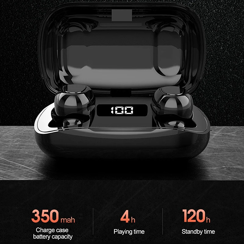 XT7 цифровой дисплей Bluetooth гарнитура TWS 5 0 стерео бинауральные двухпроходные