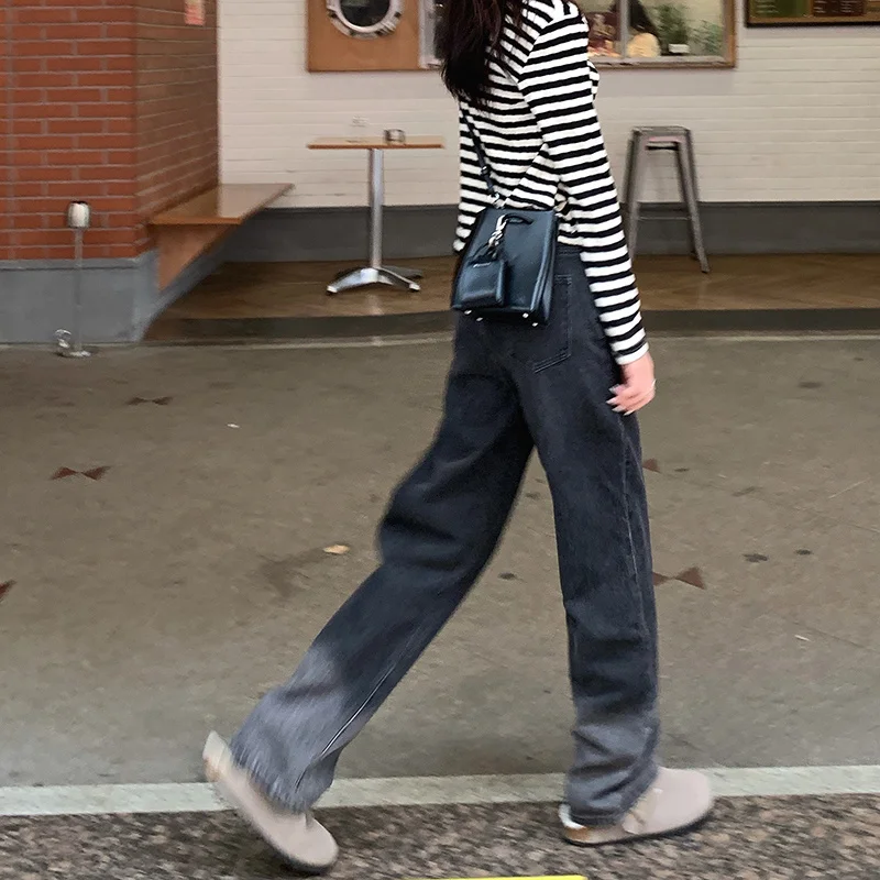 

High Waist Denim Trousers Women's Water