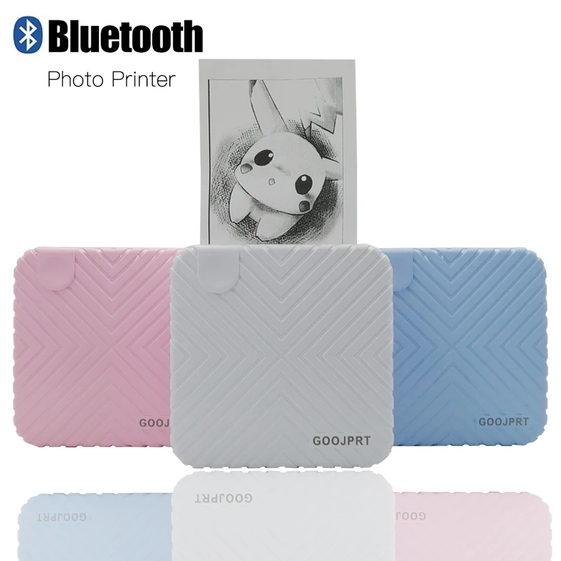 Новый карманный беспроводной мини-принтер 58 мм Bluetooth фотопринтер 4 0 для Android iOS