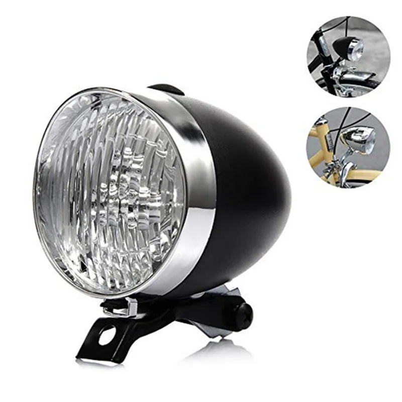 Горячий велосипедный светильник новый передний LED180 люмен Ретро головной s мини