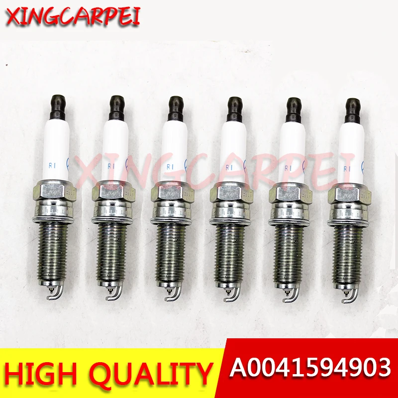 6 шт./лот A0041594903 платиновая Свеча зажигания для triw203 W204 C204 CL203 S203 S204 C209 A209 C219 W211 W212 A207