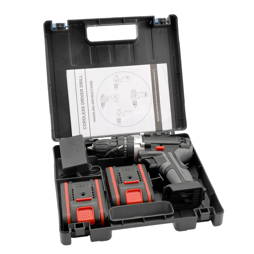 Многофункциональная электрическая Аккумуляторная дрель мощная Беспроводная