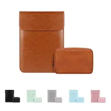 PU Leather Laptop Sleeve Bag 11.6-12 13.3 14.1-15.4 Inch Waterproof Notebook Case Sleeve For Macbook Huawei Pro Xiaomi