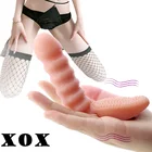 Гибкий фаллоимитатор, Пальчиковый вибратор, секс-игрушки для женщин, стимуляция точки G вагинальный клиторальный, массажер, мастурбатор, интимный продукт для взрослых 18