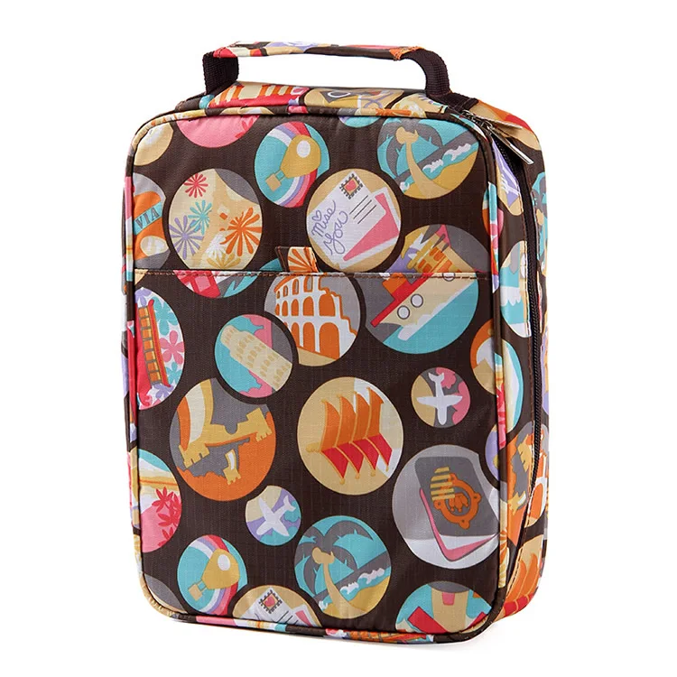 Love Travel Креативная многофункциональная Сумочка для ручек и карандашей, 150 слот, большая емкость, милый мультяшный цветочный принт, коробка для ручек и карандашей, пенал, чехол товары для рукоделия - Цвет: Love Travel