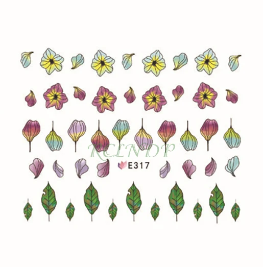 3D наклейки для ногтей все украшения слайдеры морская клоун рыба медуза клейкие