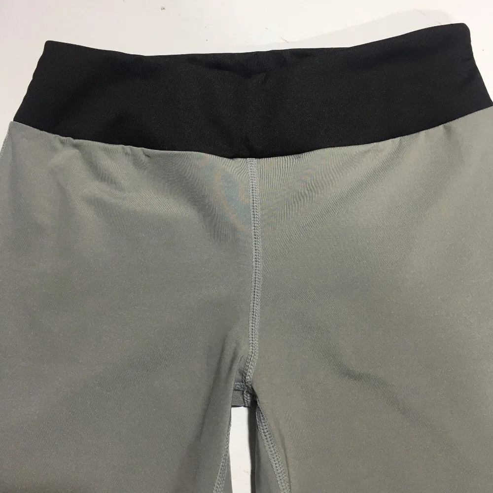 Женские облегающие леггинсы длинные штаны для тренировок с высокой талией