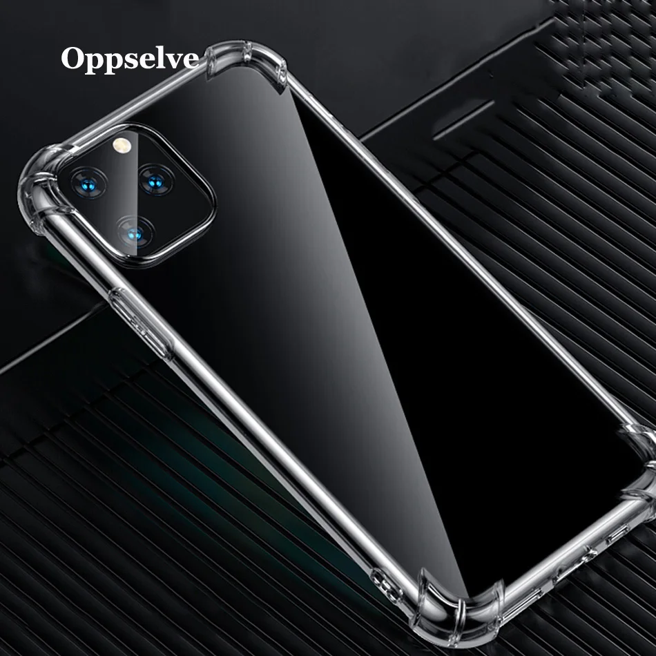 Роскошный чехол для телефона iPhone Xs Max Xr 8 7 6 S Plus ультра тонкий прозрачный мягкий силиконовый чехол для iPhone 11 Capinhas