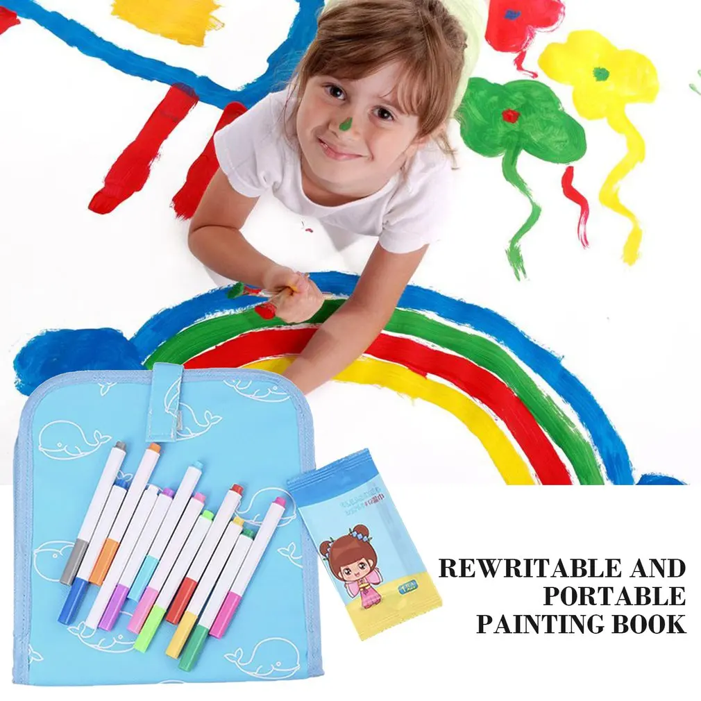 Детская портативная многократная стираемая Картина граффити двухсторонняя