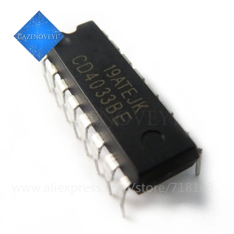 10 шт./лот CD4033BE DIP 16 CD4033 4033BE HEF4033BP DIP16 HCF4033BE HCF4033 4033|Интегральные схемы| |