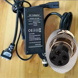 Миксер, адаптер питания переменного тока, преобразователь напряжения, трансформатор, 4-жильный разъем, внешний источник питания, вход 100-240 В, выход  15 В + 48 В